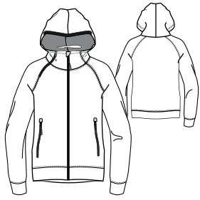 Moldes de confeccion para HOMBRES Camperas Campera 8006